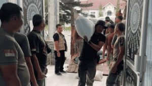 Satpol PP Bener Meriah Bongkar 78 Ton Beras di Posko Utama Pemkab