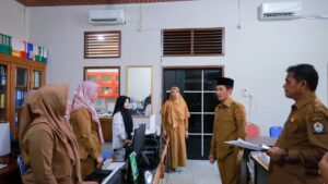 Bupati Aceh Barat Sidak SKPK Pasca Libur Tahun Baru, ASN Tak Disiplin Terancam Sanksi