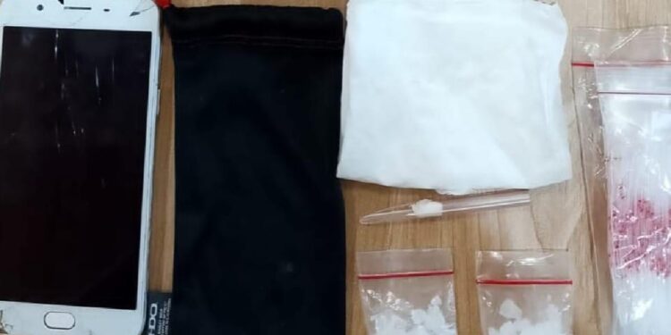 Sat Narkoba Polres Pelabuhan Belawan menangkap pengedar shabu di Medan Deli