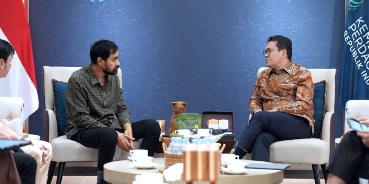 Gubernur Aceh Muzakir Manaf membahas percepatan impor ternak jelang Ramadhan 2026