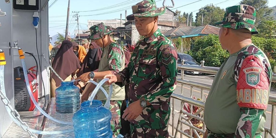 TNI AD kerahkan Mobil RO di Aceh Tengah Atasi Krisis Air Bersih Pasca Bencana