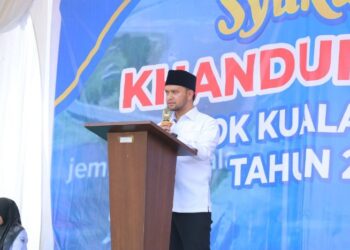 Wakil Bupati Aceh Barat Hadiri Kegiatan Khanduri Laot dan Santunan Anak Yatim
