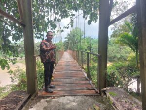 Jembatan Gantung Panton Reu Selesai Dikerjakan PUPR Aceh Barat