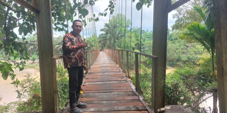 Jembatan Gantung Panton Reu Selesai Dikerjakan PUPR Aceh Barat