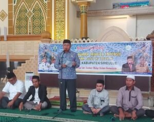 Wakil Bupati Simeulue Buka Kegiatan Daurah Tahfidz Intensif Ramadhan 1447 H