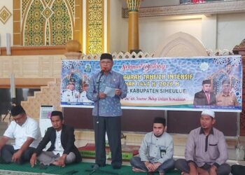 Wakil Bupati Simeulue Nusar Amin Buka Kegiatan Daurah Tahfidz Intensif