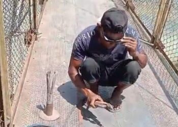 PUPR Aceh Barat Rehab Jembatan Gantung Desa Lawet Kecamatan Pante Ceureumen