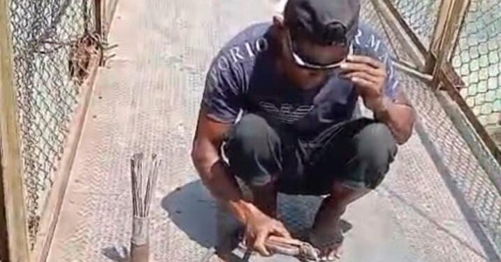 PUPR Aceh Barat Rehab Jembatan Gantung Desa Lawet Kecamatan Pante Ceureumen