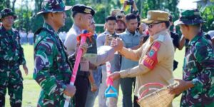 Bupati Nagan Raya Hadiri Pembukaan TMMD dan Berikan Apresiasi Kepada TNI