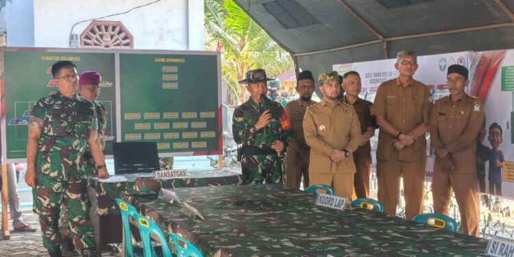 TMMD Reguler Aceh Barat Resmi Dimulai, Wujud Sinergi TNI dan Pemerintah Daerah Dalam Membangun Desa