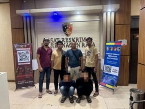 Sat Reskrim Nagan Raya Menangkap Pelaku Judi Online