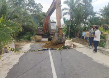 Jembatan Gampong Gunong Panyang Rusak Diterjang Banjir, PUPR Aceh Barat Siapkan Penanganan Darurat