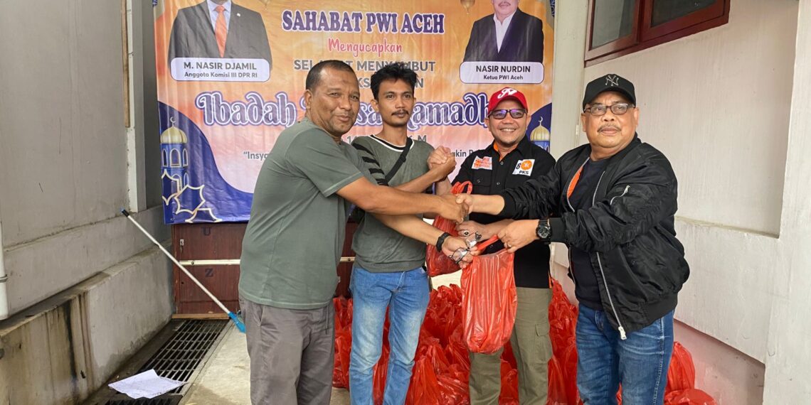 PWI Aceh Salurkan Daging Meugang untuk Ratusan Anggota, Terima Kasih Bank Aceh, BSI, dan Nasir Djamil
