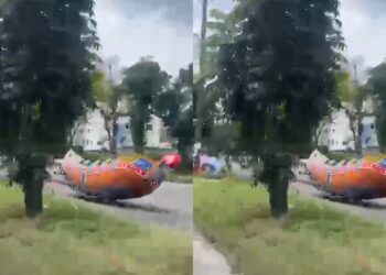 Pasar Malam Hebohkan Warga di Jalan Selamat Ketaren Percut Sei Tuan