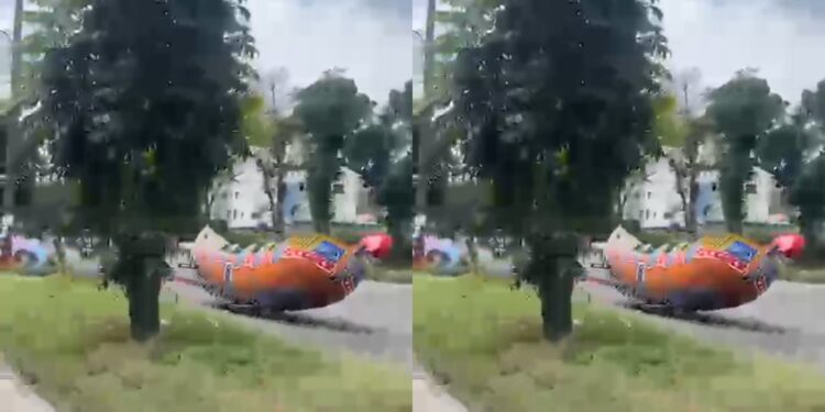 Pasar Malam Hebohkan Warga di Jalan Selamat Ketaren Percut Sei Tuan