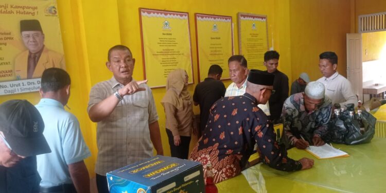 Silaturahmi Antar Pengurus Dan Kader Partai Golkar, Iskandar Dengarkan Aspirasi Masyarakat 