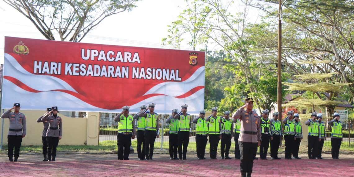 Polres Simeulue Gelar Upacara Hari Kesadaran Nasional Tahun 2026