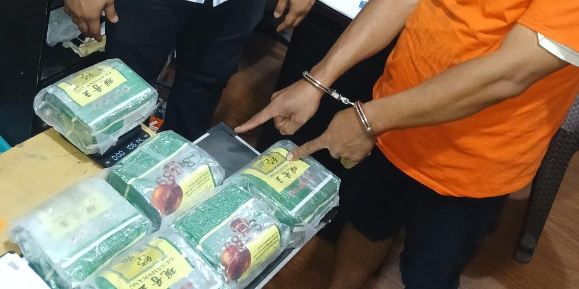 Narkoba jenis sabu dalam kemasan Bika Ambon milik pelaku. (TubinNews/ HO Polda Sumut)