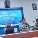 Konferensi pers penyaringan bakal calon rektor universitas Teuku umar. (19/2/26). Dok.istimewa