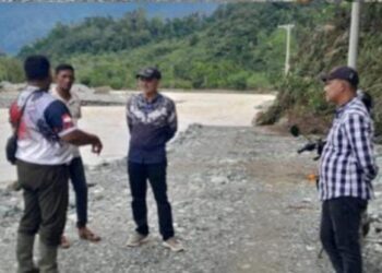 Akses Jalan Jambak-Sikundo Kembali Putus Diterjang Banjir, Tim PUPR Aceh Barat Bergerak Cepat