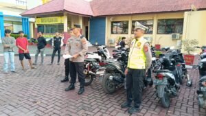 Satlantas Polres Aceh Barat Tindak Balap Liar dan Knalpot Brong di Jalan Iskandar Muda