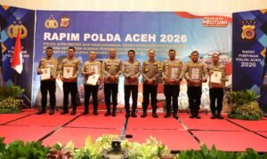 Polres Nagan Raya Raih Dua Penghargaan di Rapim Polda Aceh 2026