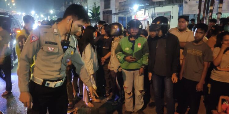 Kasatlantas Polrestabes Medan Pastikan Pengendara Lawan Arah di Flyover Amplas Laka Tunggal
