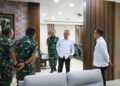 Wamenko Polkam Audiensi dengan Pangdam I/BB Sebelum Tinjau Huntap di Aceh Utara