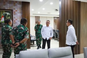 Wamenko Polkam Audiensi dengan Pangdam I/BB Sebelum Tinjau Huntap di Aceh Utara