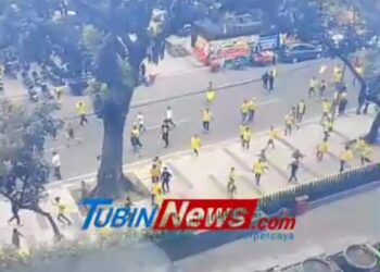 Musda Golkar di JW Marriott Medan Ricuh, Massa Bawa Kayu dan Bambu Bikin Warga Panik