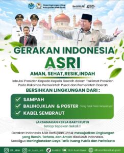 Pemkab Aceh Barat Laksanakan Gerakan Indonesia ASRI, Bersih Lingkungan Sesuai Arahan Presiden