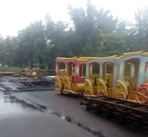 Pasar Malam Hebohkan Warga di Jalan Selamat Ketaren Percut Sei Tuan
