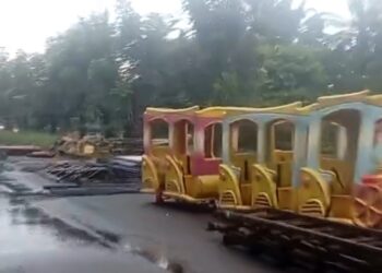 Pasar Malam Hebohkan Warga di Jalan Selamat Ketaren Percut Sei Tuan