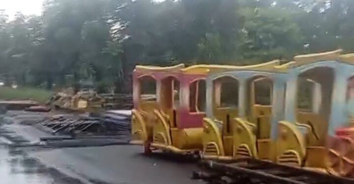 Pasar Malam Hebohkan Warga di Jalan Selamat Ketaren Percut Sei Tuan