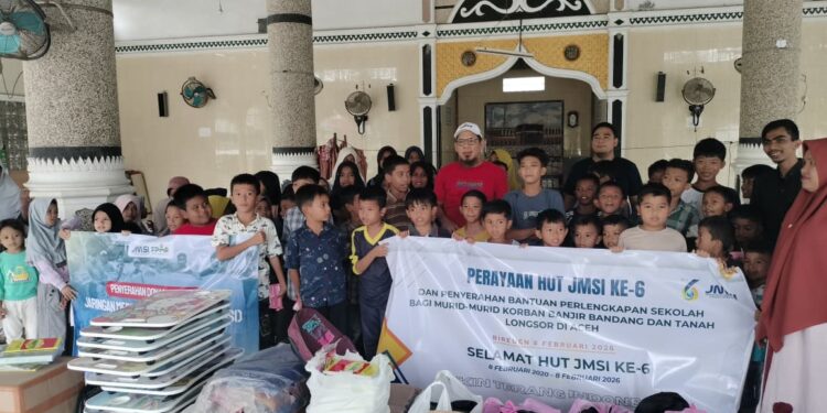 JMSI Aceh Salurkan Donasi Tahap II untuk Anak Penyintas Bencana di Bireuen