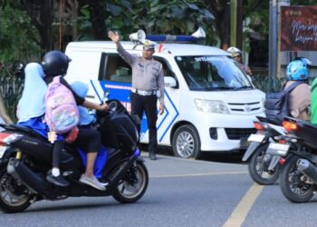 Ditlantas Polda Aceh dan Polresta Banda Aceh Survei Teknis Traffic Light di Simpang USK