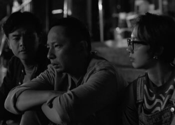 Sebuah first look dari film "Jatuh Cinta Seperti di Film-Film". (Antara/Ahmad Faishal Adnan)