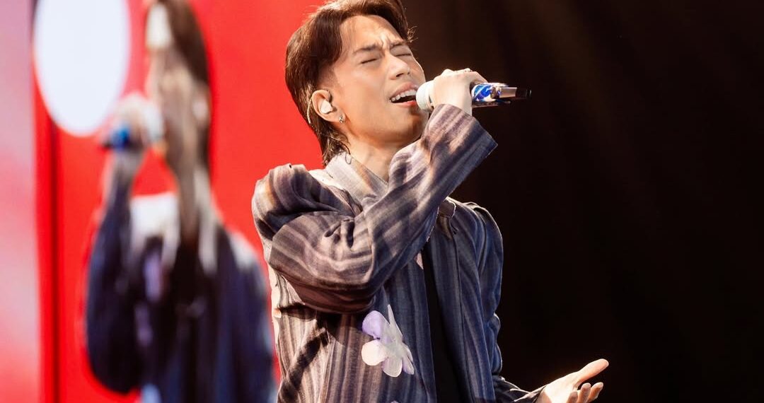 Vidi Aldiano mengumandangkan lagu disaat sakitnya. (Foto/IG @vidialdiano)