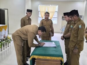 Bupati Simeulue Pimpin Serah Terima Jabatan Kepala SKPK 