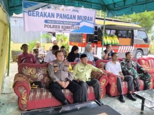 Kapolres dan Wakil Bupati Simeulue Ikuti Zoom Meeting Gerakan Pangan Murah