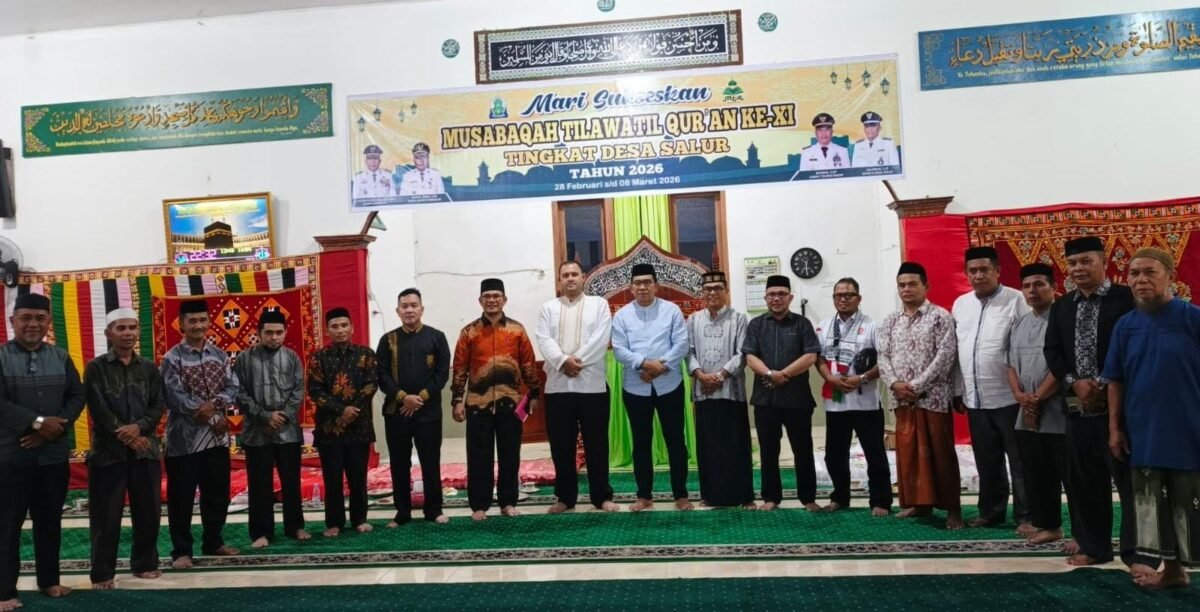 Ketua DPRK Dan Bupati Hadiri MTQ XI Desa Salur, Kegiatan Langsung Dibuka Bupati