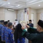 Pelantikan berlangsung di Aula Kanwil Kementerian Agama Republik Indonesia Provinsi Aceh, Banda Aceh. (Dok. Humas Kemenag Aceh)