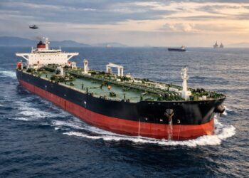 Ilustrasi Kapal tangker yang sedang berlayar. (Foto : ilustrasi dibuat menggunakan ChatGPT)