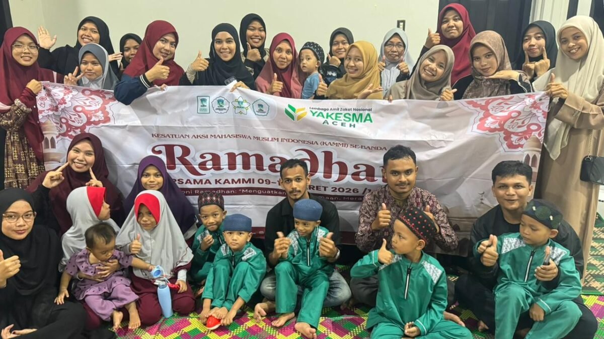 KAMMI Banda Aceh Salurkan Santunan untuk Anak Yatim di Rumah Amal Qolbun Salim