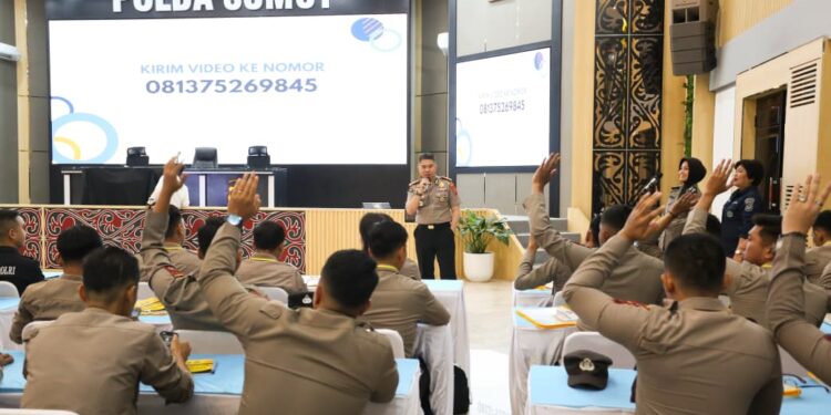 Polda Sumut Gelar Pelatihan Kehumasan, Personel Belajar Teknik Hook Berita hingga Editing Video