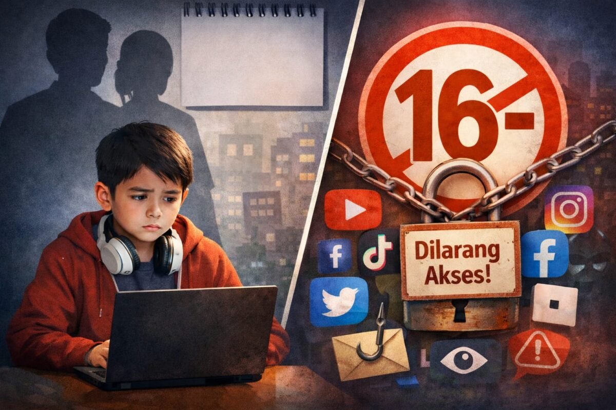 Pemerintah Batasi Akses Media Sosial untuk Anak di Bawah 16 Tahun
