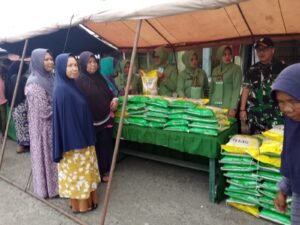 Kodim 0115/Simeulue Gelar Bazar Ramadhan, Sediakan Sembako Murah Untuk Warga