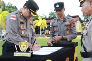 Polres Simeulue Gelar Sertijab Sejumlah Pejabat Utama