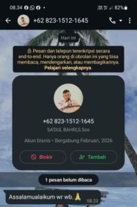 Waspada! Oknum Gunakan Foto Profil Ketua PWI Aceh Barat Diduga untuk Penipuan