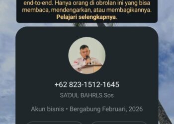 Waspada! Oknum Gunakan Foto Profil Ketua PWI Aceh Barat Diduga untuk Penipuan